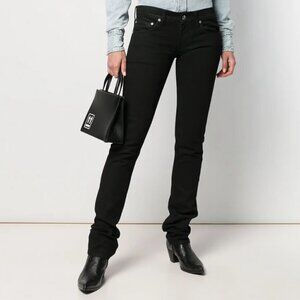 Helmut Lang Femme Lo Cigarette Jeans Black